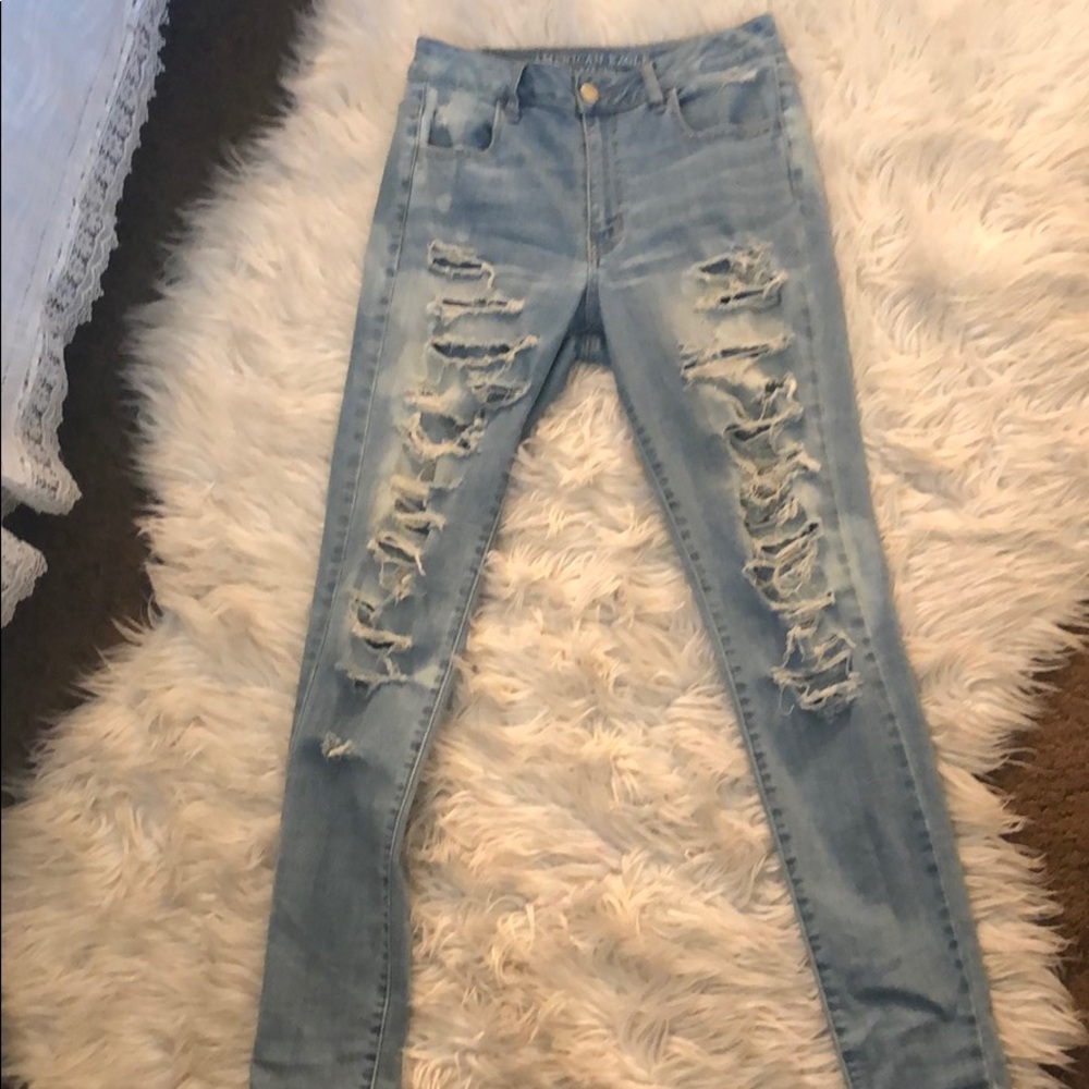 3 AMERICAN EAGLE JEANS - Picture 2 of 7
